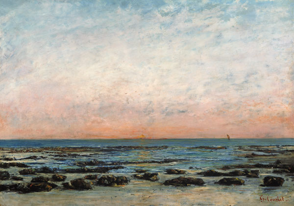 Sunset, Trouville a Gustave Courbet