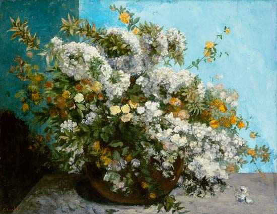 Vita dei fiori a Gustave Courbet