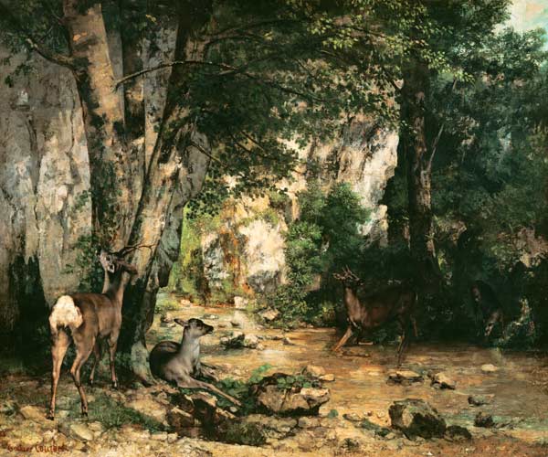 G.Courbet / Remise de chevreuils...1866 a Gustave Courbet