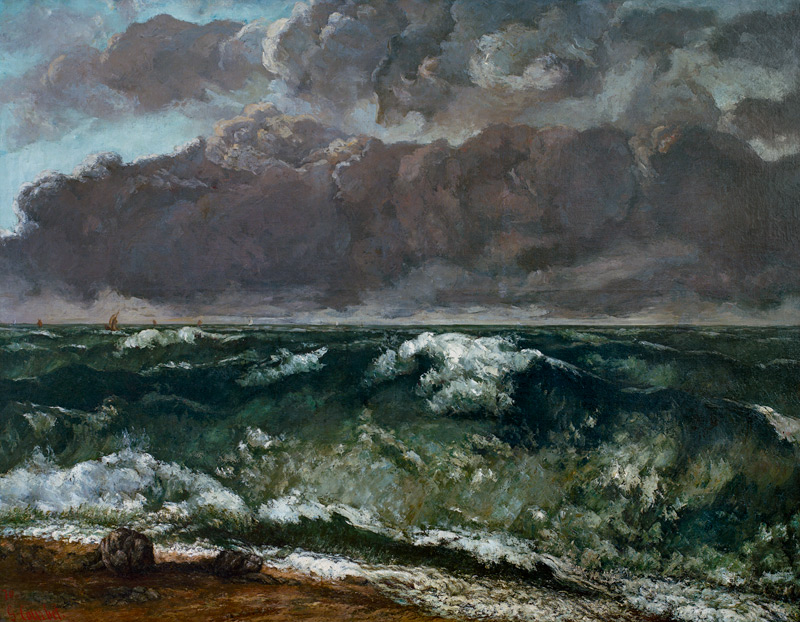 The Wave a Gustave Courbet