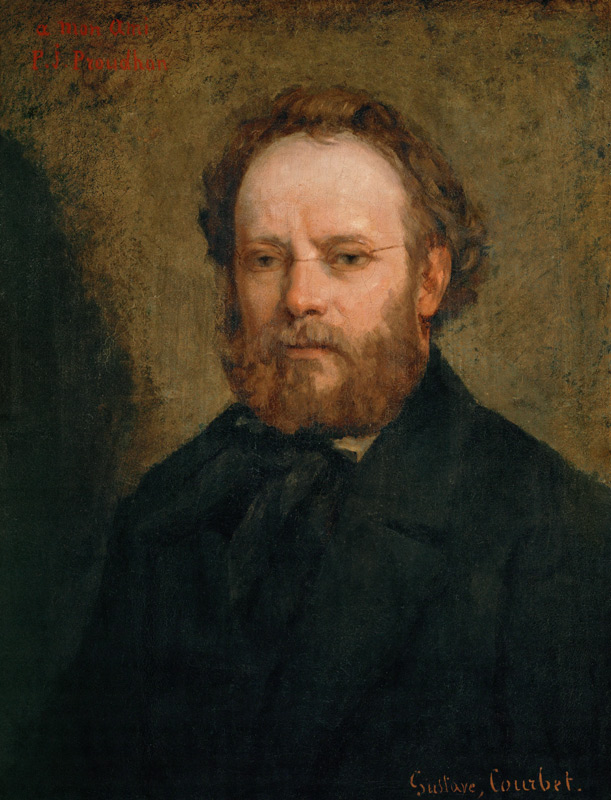 Proudhon a Gustave Courbet