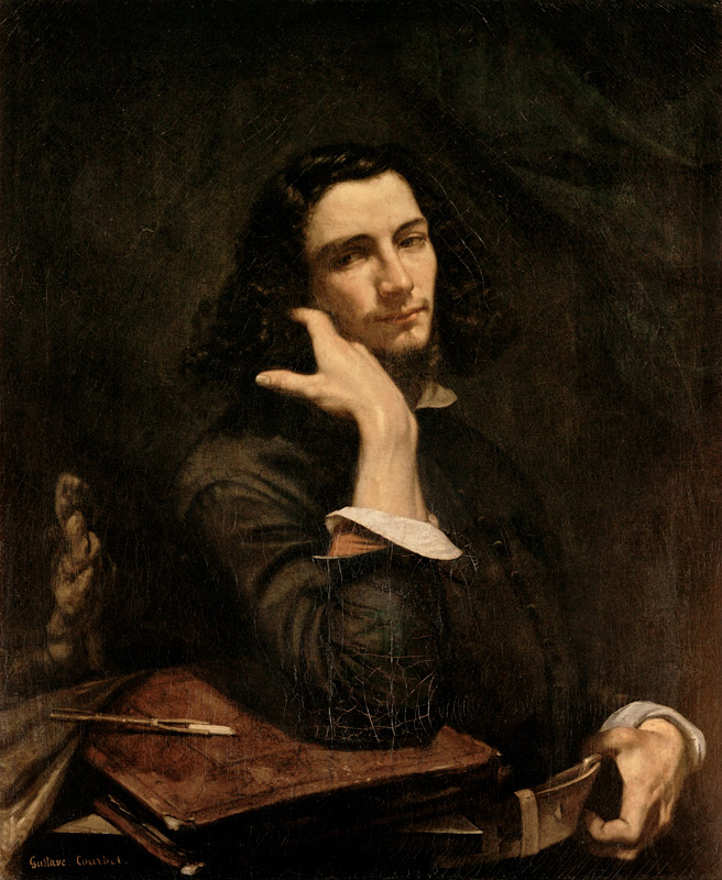 The Man with the Leather Belt. Portrait of the Artist a Gustave Courbet