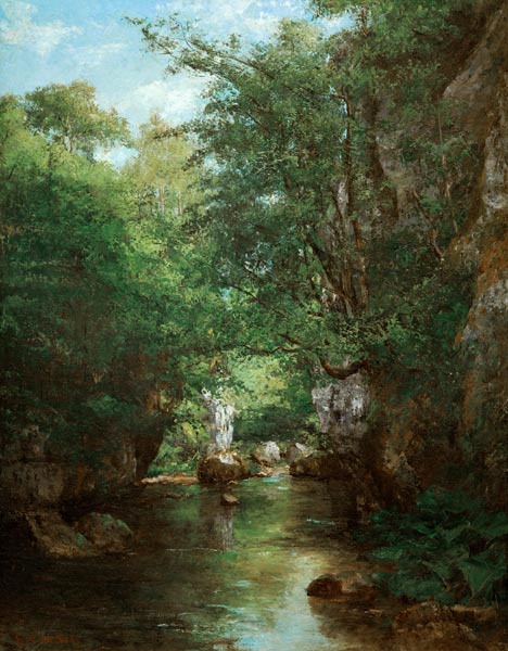 The Stream a Gustave Courbet