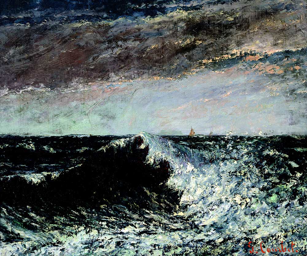 The Wave a Gustave Courbet