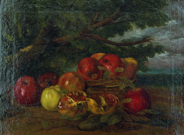 Apples, pomegranates, pears. a Gustave Courbet