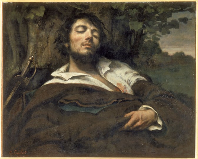 The Wounded Man (L'Homme blessé) a Gustave Courbet