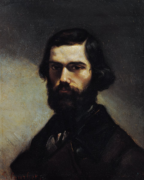 Portrait of Jules Valles (1832-85) a Gustave Courbet