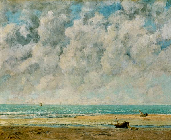 Mer calme a Gustave Courbet