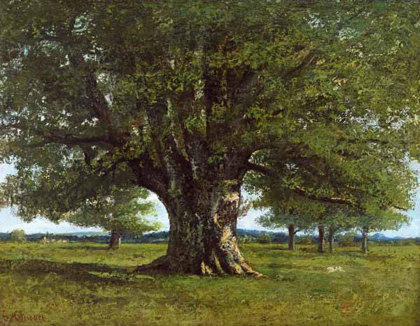 The Oak of Flagey, called Vercingetorix a Gustave Courbet