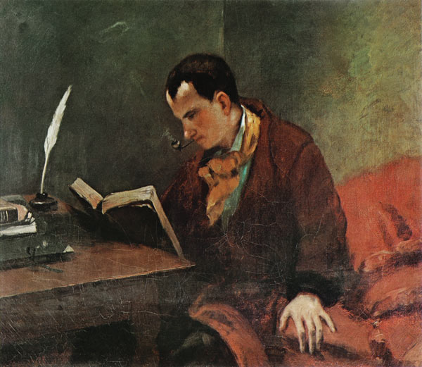 Portrait of Baudelaires a Gustave Courbet