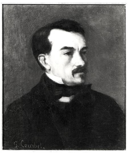 Portrait of a Man a Gustave Courbet