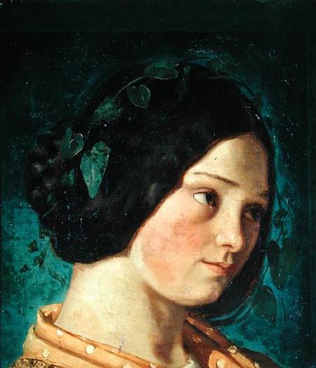 Portrait of Zelie Courbet a Gustave Courbet