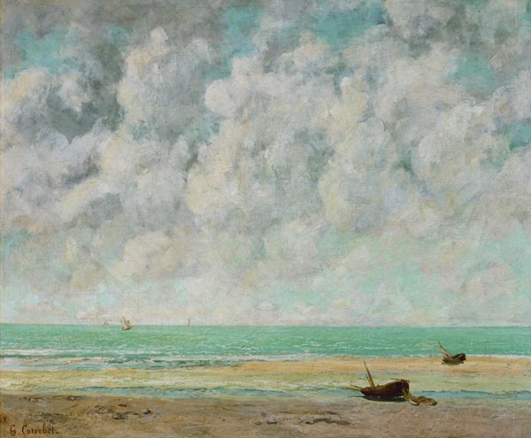 Mer Calme (Calm Sea) a Gustave Courbet