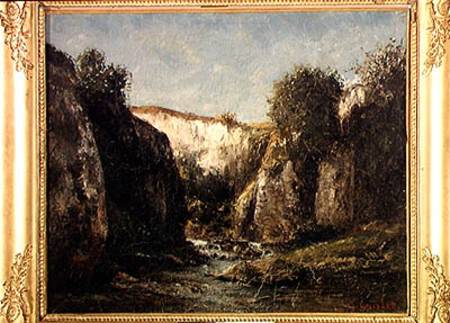 The Source of the Doubs a Gustave Courbet