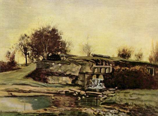 The quarry of Optevoz a Gustave Courbet