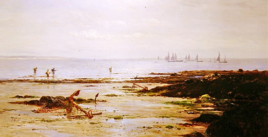 Cornish Shrimpers a Gustave de Breanski