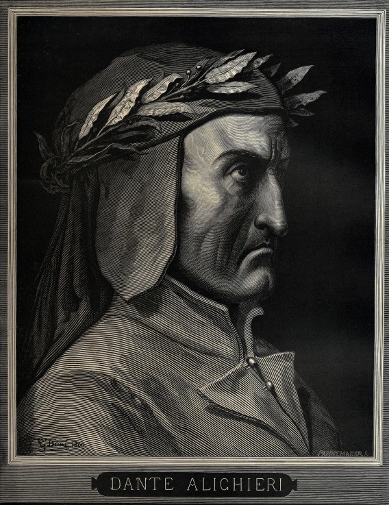 Dante Alighieri (1265-1321) a Gustave Doré