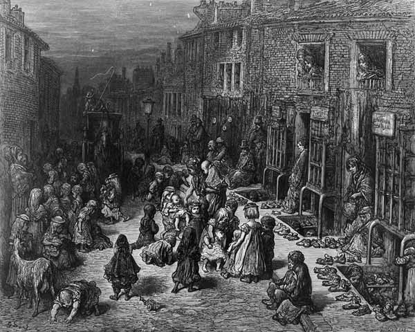 Dudley Street, Seven Dials, from ''London: A Pilgrimage'' a Gustave Doré