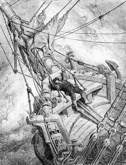 Vengeance is still required the Spirit of the South Pole for the murder of the albatross and the mar a Gustave Doré