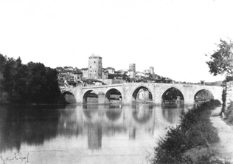 Die Brücke von Cabessut (auch Pont-Neuf genannt) a Gustave Le Gray