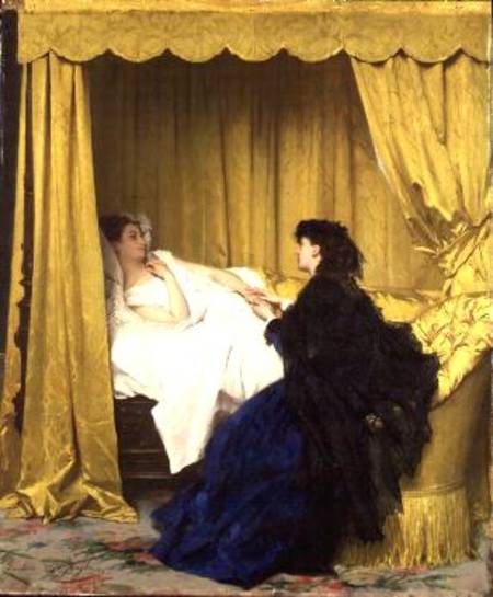 The Convalescent a Gustave Leonard de Jonghe
