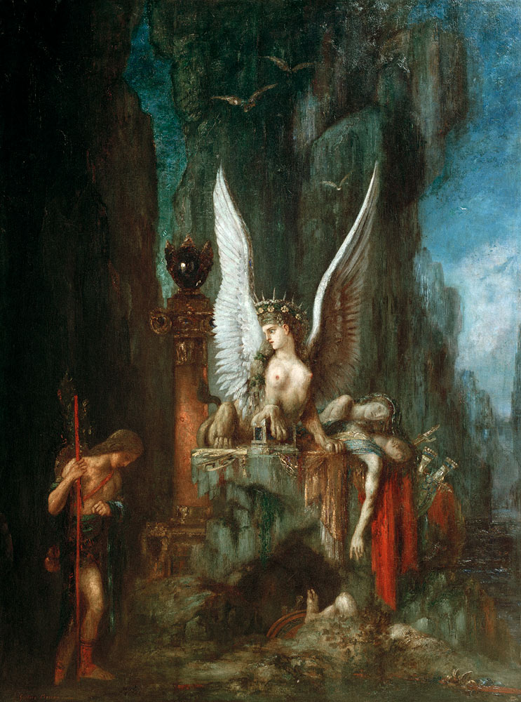 G. Moreau / Oedipe voyageur a Gustave Moreau