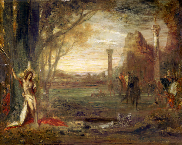 Martyrdom of St. Sebastian a Gustave Moreau