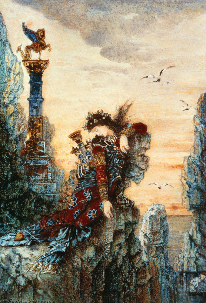 Sappho (b.c.650 BC) a Gustave Moreau