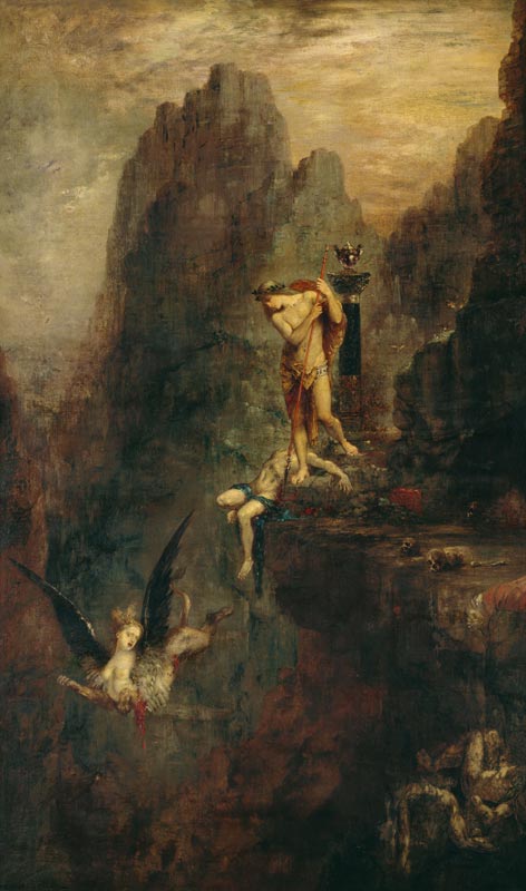 G.Moreau, The Divined Sphinx / Painting a Gustave Moreau
