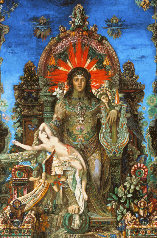 Zeus and Semele a Gustave Moreau