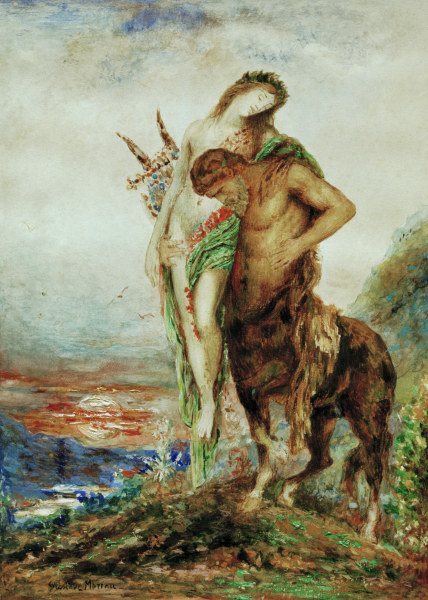 Gustave Moreau, The tired centaur a Gustave Moreau
