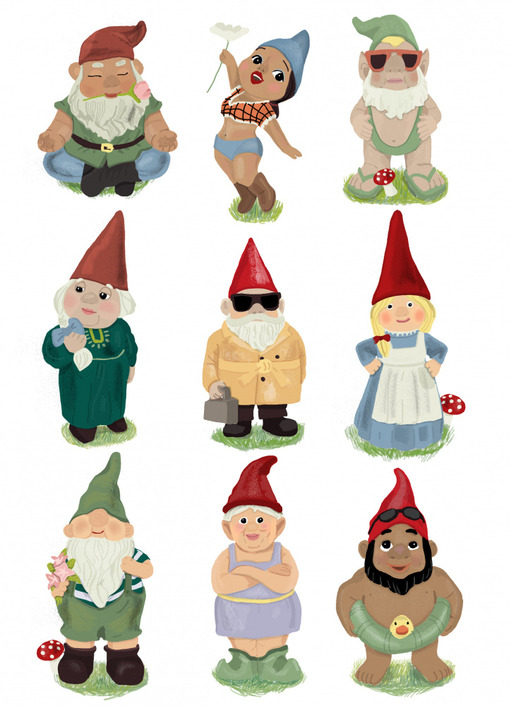 Garden Gnomes a Hanna Melin