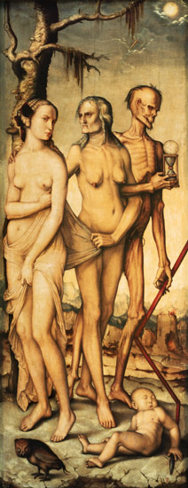 The three ages and the death a Hans Baldung Grien