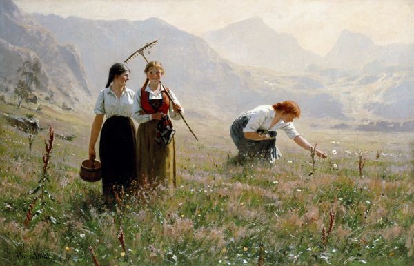 A summer's day in Norway a Hans Dahl