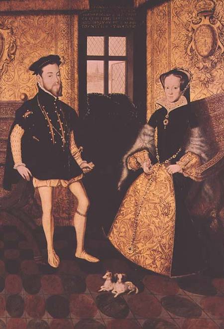 Philip II and Mary I a Hans Eworth or Ewoutsz