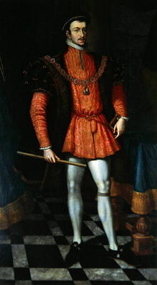 Thomas Howard, 4th Duke of Norfolk, 1556 (oil on canvas) a Hans Eworth or Ewoutsz