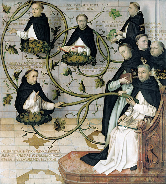 Lineage of the Dominican Order a Hans Holbein d. Ä.