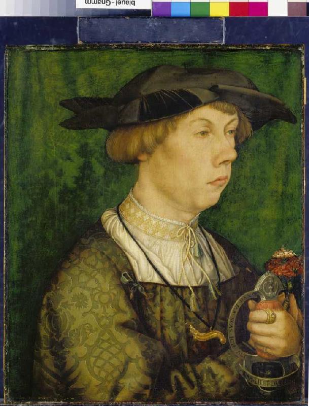 Portrait of a Mr Weiss from Ausgburg a Hans Holbein il vecchio