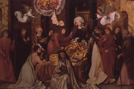 The Death of the Virgin a Hans Holbein il vecchio