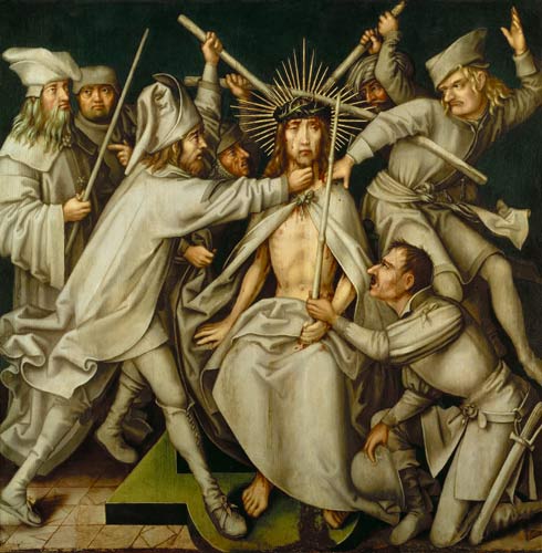 Undertow. Grey passion: Thorn culmination of Christi. a Hans Holbein il vecchio