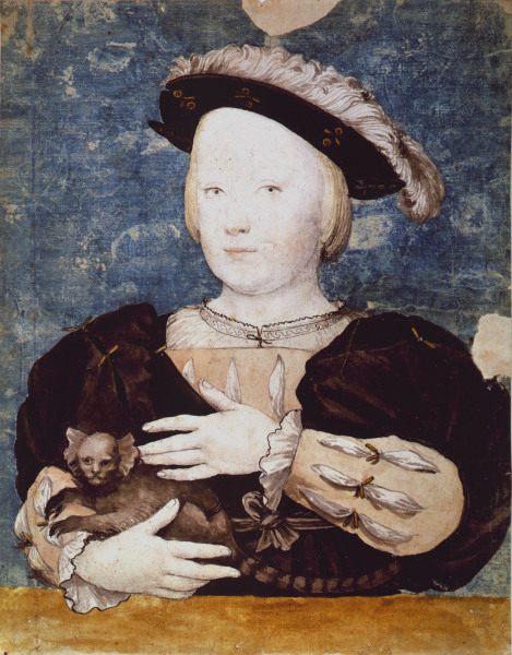 Edward VI as Prince / Holbein / 1542 a Hans Holbein Il Giovane