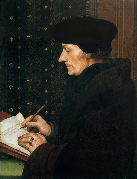 Erasmus von Rotterdam / Holbein a Hans Holbein Il Giovane