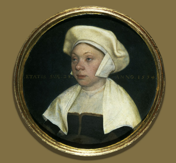 H.Holbein d.J., Gattin des Hofbedienst. a Hans Holbein Il Giovane