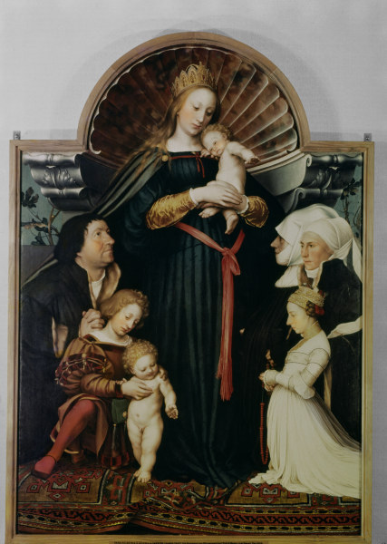 H.Holbein d.J., Madonna des Jakob Meyer a Hans Holbein Il Giovane