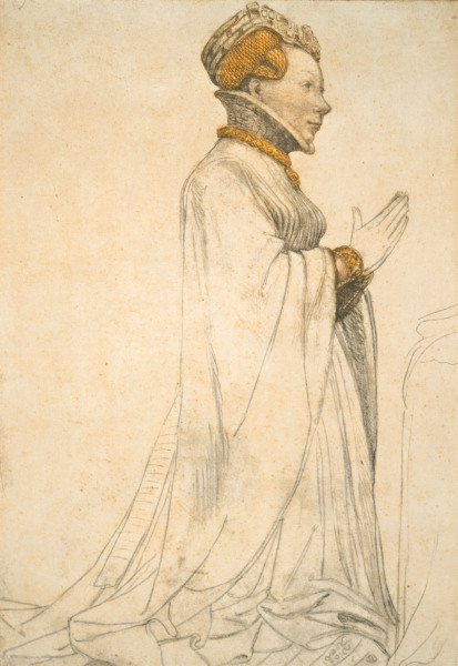 Jeanne de Boulogne / Drawing / Holbein a Hans Holbein Il Giovane