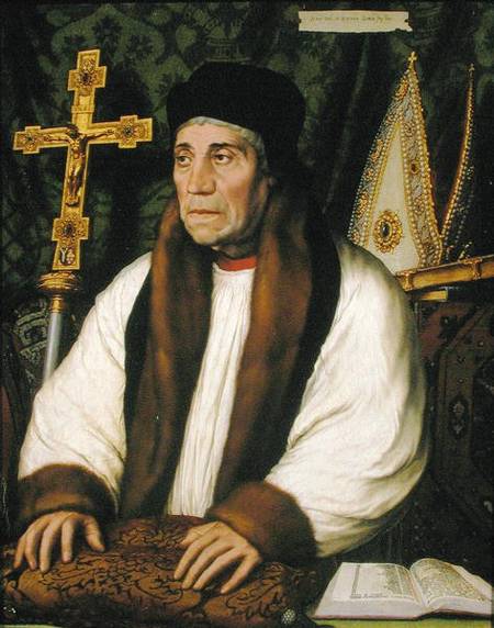 Portrait of William Warham (1450-1532) Archbishop of Canterbury a Hans Holbein Il Giovane
