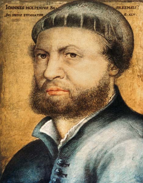Holbein t.Y. / Selbf-portrait / 1542 a Hans Holbein Il Giovane