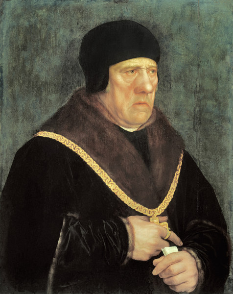 Sir Henry Wyatt / Painting by Holbein a Hans Holbein Il Giovane