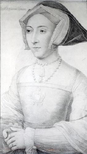 Jane Seymour, c.1536 (chalk, pen & ink)