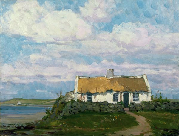 Irish country house at the coast a Hans Iten